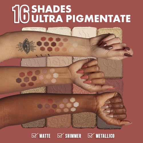 NYX PROFESSIONAL MAKEUP Ultimate Shadow Palette, Eyeshadow Palette - Warm Neutrals