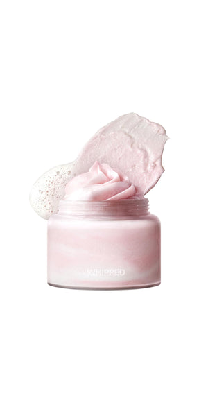 WHIPPED Cream Facial Cleanser Ddalva - Strawberry & Vanilla bean Face Wash - For Dry Dull Skin, Radiant Glow - Moisturizing Cleanser, Niacinamide, Hyaluronic Acid, Vegan Korean Skincare, 2.8 oz