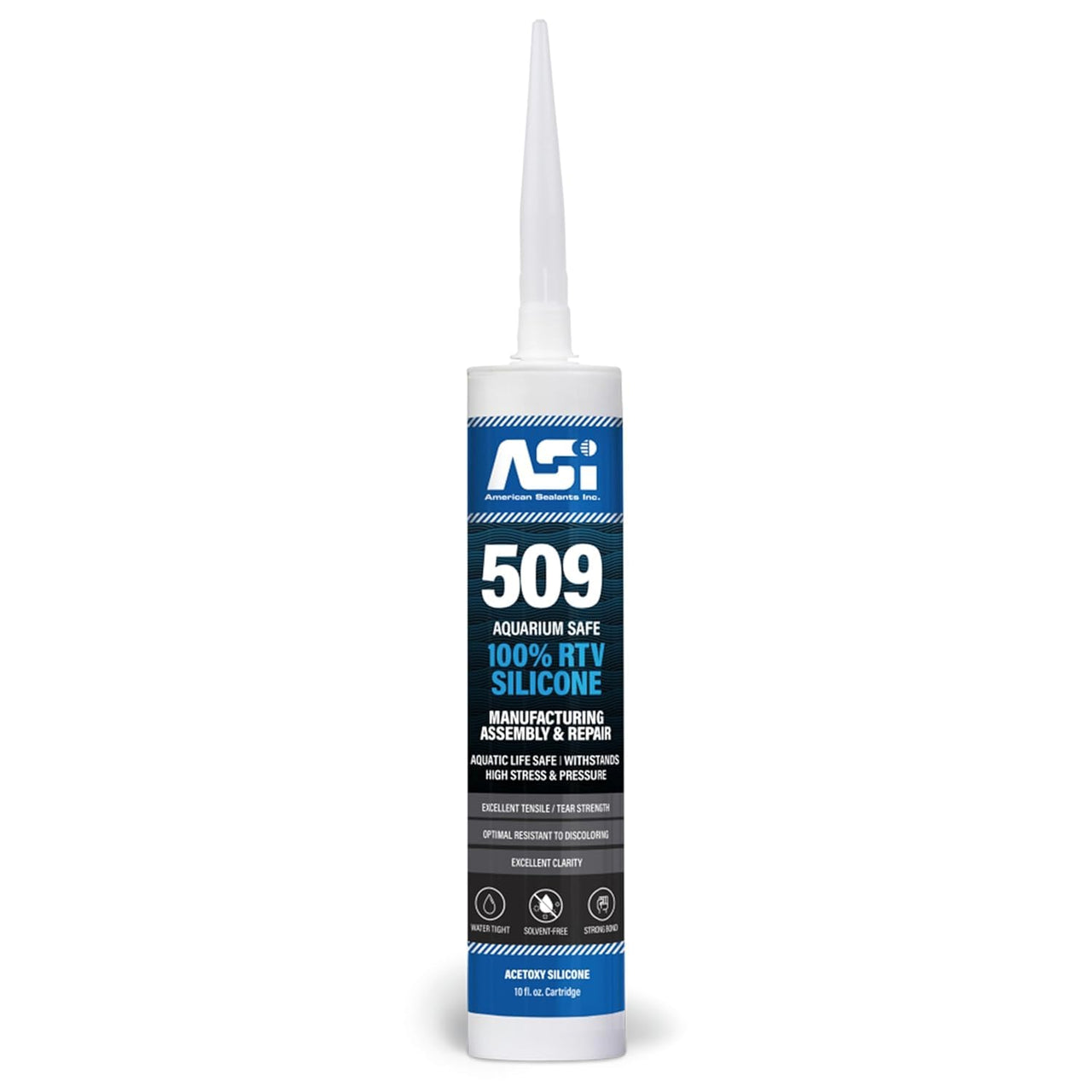 Black Aquarium Silicone Sealant - 10.2 Fluid oz Cartridge-3pack