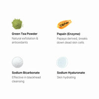 Thumbnail for BY WISHTREND Green Tea & Enzyme Powder Wash, Gentle Face Wash for Sensitive Skin, Removes Impurities, Facial Cleanser for Dry Skin, Korean Skincare, Fragrance Free, 110g / 3.88 Oz