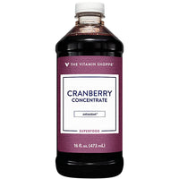 Thumbnail for The Vitamin Shoppe Cranberry Concentrate, 100% Juice Concentrate, Natural Superfood, Easy to Mix & Ideal for Smoothies (16 Fluid Ounces Liquid)