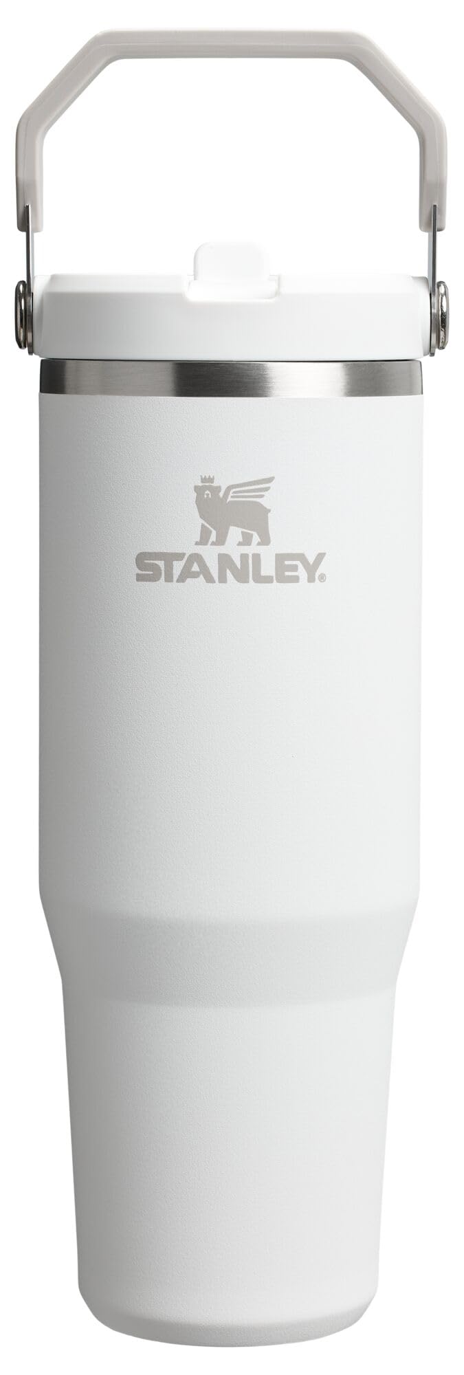 Stanley IceFlow 2.0 Flip Straw Tumbler with Handle 30 oz | Twist On Lid and Flip Up Straw | Leak Resistant Water Bottle | Insulated Stainless Steel | BPA-Free | Frost
