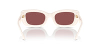 Thumbnail for COACH Sunglasses HC 8390 U 580575 Cr610 Milky Cloud Wine Solid