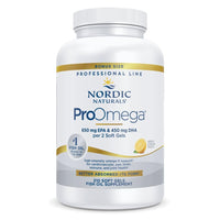 Thumbnail for Nordic Naturals ProOmega, Lemon Flavor - 210 Soft Gels - 1000 mg Omega-3 - High-Potency Fish Oil with EPA & DHA - Promotes Brain, Eye, Heart, & Immune Health - Non-GMO - 105 Servings