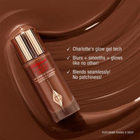 Thumbnail for Charlotte Tilbury Hollywood Flawless Filter - Multi-Use Makeup Primer, Complexion Booster & Illuminating Liquid Highlighter with Sheer Coverage - Smooths & Blurs Skin - 4 Medium