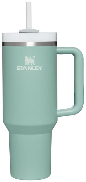 Stanley Quencher H2.0 Tumbler with Straw 40 oz | Flowstate 3-Position Lid | Cup Holder Compatible for Travel | Insulated Stainless Steel Cup | BPA-Free | Eucalyptus
