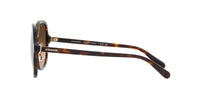 Thumbnail for COACH HC8360F Low Bridge Fit Sunglasses, Dark Tortoise/Brown Gradient, 58 mm
