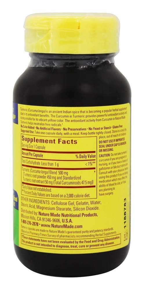 Turmeric Curcumin 60 Capsules