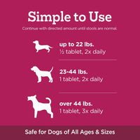 Thumbnail for Vetality Stop The Runs | Dog Anti Diarrhea Medicine | 6 Count Chewable | Chicken Flavor