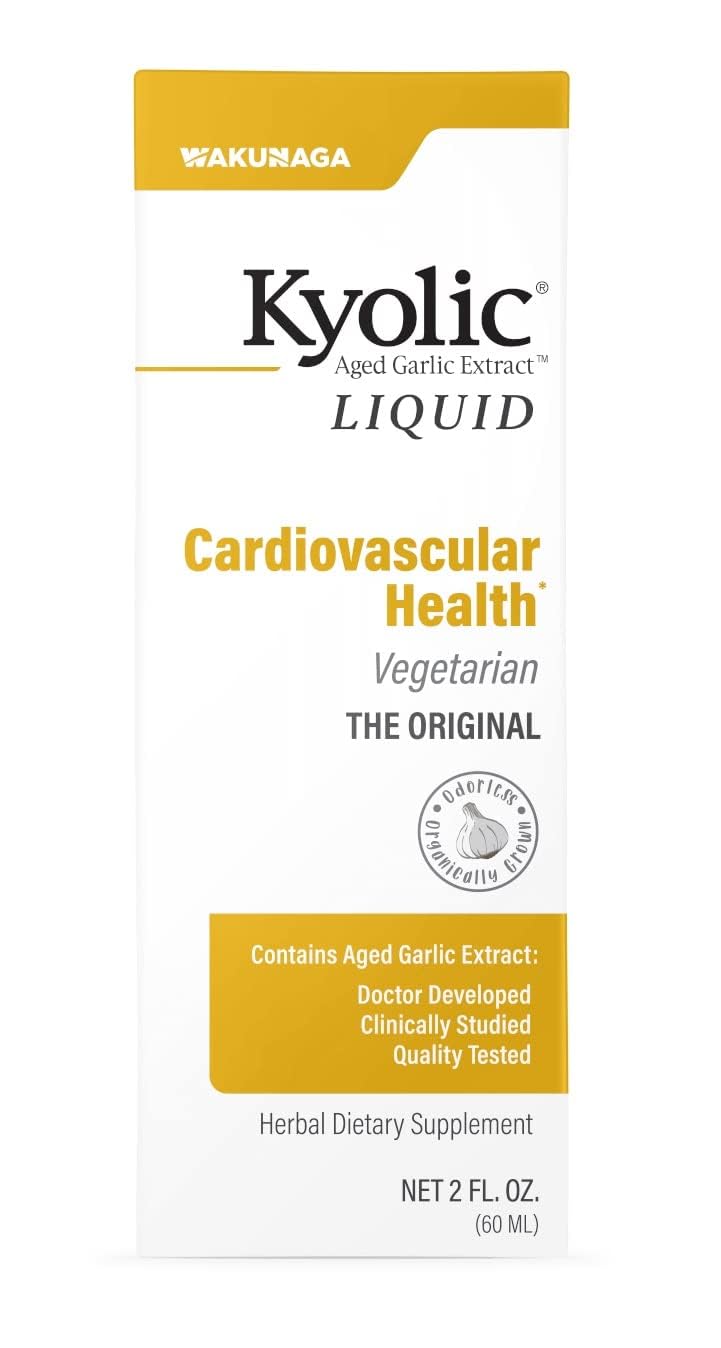 Kyolic Aged Garlic Extract Cardiovascular Health*, Liquid 2 Ounces (60 ml)