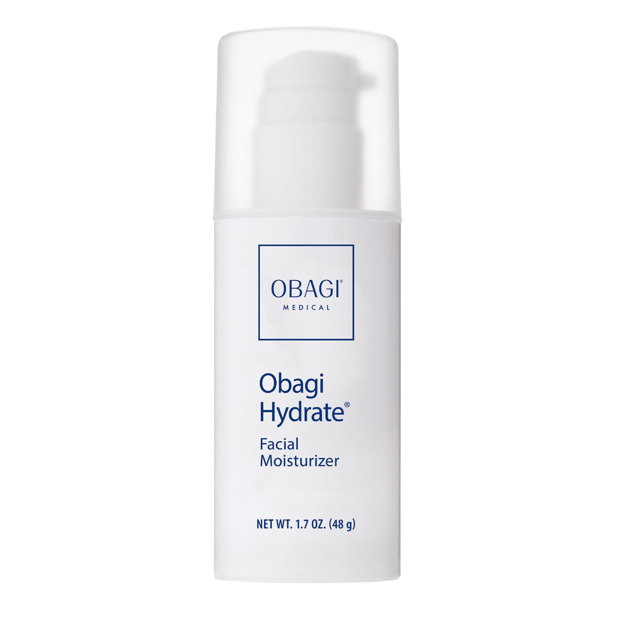 Obagi Hydrate Facial Moisturizer – Non-Comedogenic Intensely Hydrating All Day Moisturizer that Combats Dryness with Tara Seed Extract, Shea Butter, Avocado Oil & Glycerin – All Skin Types – 1.7 oz