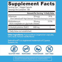 Thumbnail for Doctor's Best Nac Detox Regulators with seleno excell, Non-GMO, Vegetarian, Gluten&Soy Free, 180 Veggie Caps, 180Count