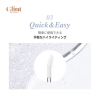 Thumbnail for Glint Liquid Gel Highlighter (Dewy Moon, 0.1oz) - Multi-Use Face & Body Gloss for Smooth Glow, Long-Lasting Illuminator Balm for Healthy Radiance. Korean Makeup. Eyes, Cheeks