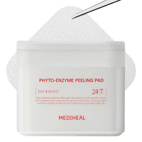 Thumbnail for MEDIHEAL Toner Pads [Phyto Enzyme] - Exfoliating Peeling Pad with LHA & Papaya Enzyme - Pore Tightening & Sebum Control - Vegan Micro Embossed Non-Sensitive Pad (90 Count)