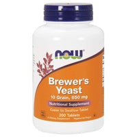 Thumbnail for Now Foods Brewer's Yeast 650 mg 200 Tabs