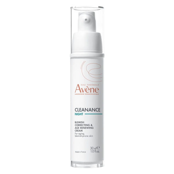 Avene Cleanance NIGHT Blemish Correcting & Age Renewing Cream, 1 Oz