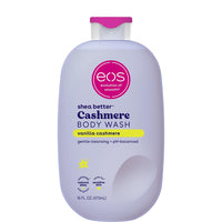 Thumbnail for eos Shea Better Cashmere Body Wash, Vanilla Cashmere, Moisturizing, pH Balanced Body Wash, Creamy Gel Formula, Paraben & Phthalate Free, Sensitive Skin, 16 fl oz