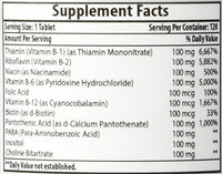Thumbnail for Best Naturals B-100 Complex for adults, 120 Tablets