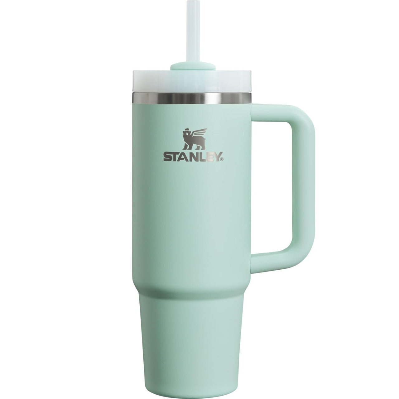 Stanley H2.0 Vacuum Quencher, 0.88 L (0.88 L), Mint, Cold Insulation, Durable, Straw Water Bottle, Summer, Outdoors, Dishwasher Safe