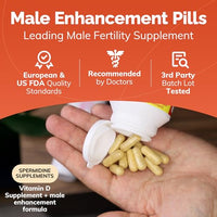 Thumbnail for CONCEIVE PLUS Motility Boost for Men - Sperm Count Booster with Vitamin D, Vitamin E, Zinc, Spermidine, Antioxidants - Sperm Count, Sperm Motility - Multivitamin Supplement for Men Sperm - 60 Caps