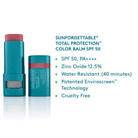 Thumbnail for Colorescience Sunforgettable Total Protection Color Balm SPF 50, for Cheeks & Lips | Berry