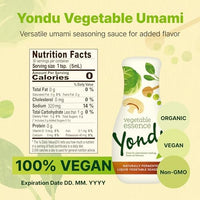 Thumbnail for YONDU Organic Umami Seasoning Sauce: Replacement for Liquid Aminos, Fish Sauce, Soy Sauce. Non GMO, 100% Plant Based, Gluten Free (5.1 fl oz)