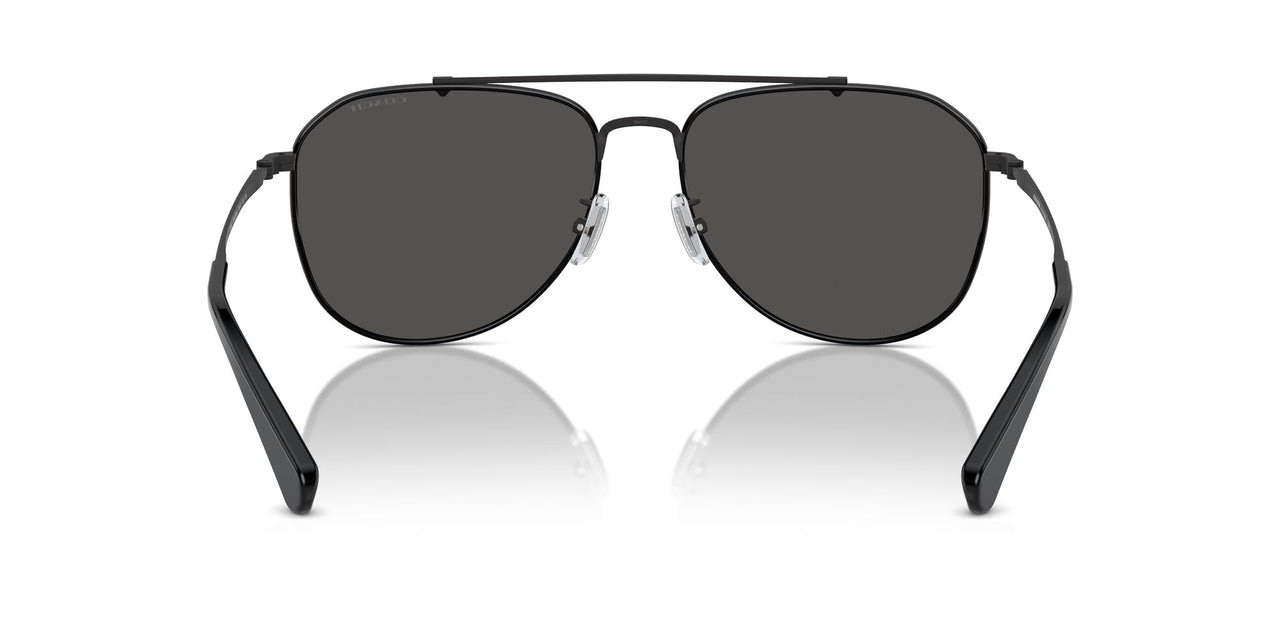 COACH Sunglasses HC 7164 934487 Cr626 Satin Black Grey Solid