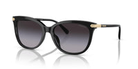 Thumbnail for Coach HC8378U Universal Fit Sunglasses, Black/Grey Gradient, 57 mm