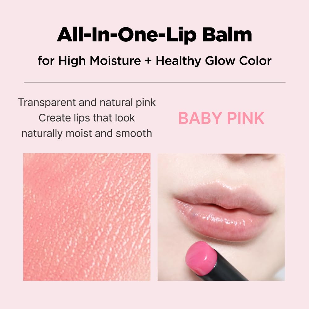 isoi 1st Class Bulgarian Rose Lip Treatment Balm 5g (Baby Pink) - Korean Moisturizing Lip Balm