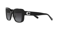 Thumbnail for Coach HC8352 Sunglasses, Black/Grey Gradient, 54 mm