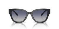 Thumbnail for Coach Sunglasses HC 8379 U 57654L Cl920 Sapphire Pearl Signature