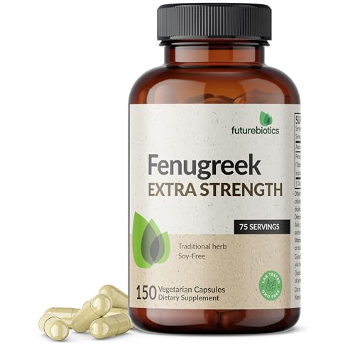 Image 2 of 150 Count (Pack of 1) for the product Futurebiotics Fenugreek Extra Strength, 300 Vegetarian Capsules