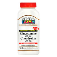 Thumbnail for 21st Century Glucosamine 250 mg and Chondroitin 200 mg Capsules, 120 Count