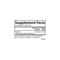 Thumbnail for Carlson - E-Gems 800 IU (536 mg), Natural-Source Vitamin E, Optimal Wellness, 50 Soft Gels
