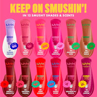 Thumbnail for NYX PROFESSIONAL MAKEUP Smushy Matte Lip Balm, Tinted Lip Moisturizer with Soft, Matte Finish - Sugar Smush (Transparent)