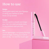 Thumbnail for SlickHair Slick Stick Hair Finishing Stick, Hair Stick for Flyaways, Hair Gel Stick for Women and Children, Refreshes and Nourishes Hair, Non Sticky and Non Greasy - 10ml