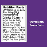 Thumbnail for Wholesome Sweeteners 24-Ounce Organic Honey Bottle, 100% Pure, Fair Trade Certified, Non GMO Project Verified & Gluten Free, 1 Pack