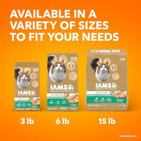 Thumbnail for IAMS Proactive Health Long Hair Care Dry Cat Food, Adult Cat Food Dry Recipe with Real Chicken, 6 lb. Bag