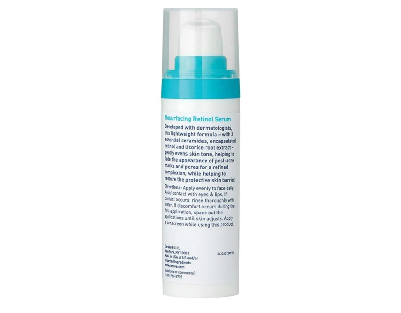 Cerave Resurfacing Retinol Serum 2 Pack, 1 Oz each