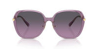 Thumbnail for COACH Sunglasses HC 8403 D 582590 Cr636 Transparent Purple Grey