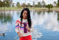 Thumbnail for Stanley IceFlow Flip Straw 2.0 Water Bottle 24 OZ | Built-In Straw with Larger Opening | Lightweight & Leak-Resistant | Insulated Stainless Steel | BPA-Free | Tigerlily Plum