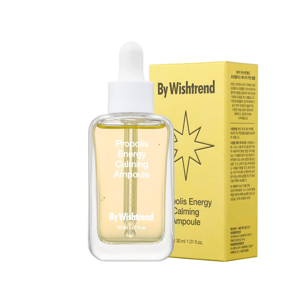 [By Wishtrend]Propolis Energy Calming Ampoule 30ml 1.02 Fl Oz - Prevent Blemishes, Hydration, Hyperpigmentation, for Sensitive, Troubled Skin, Light Propolis ampoule