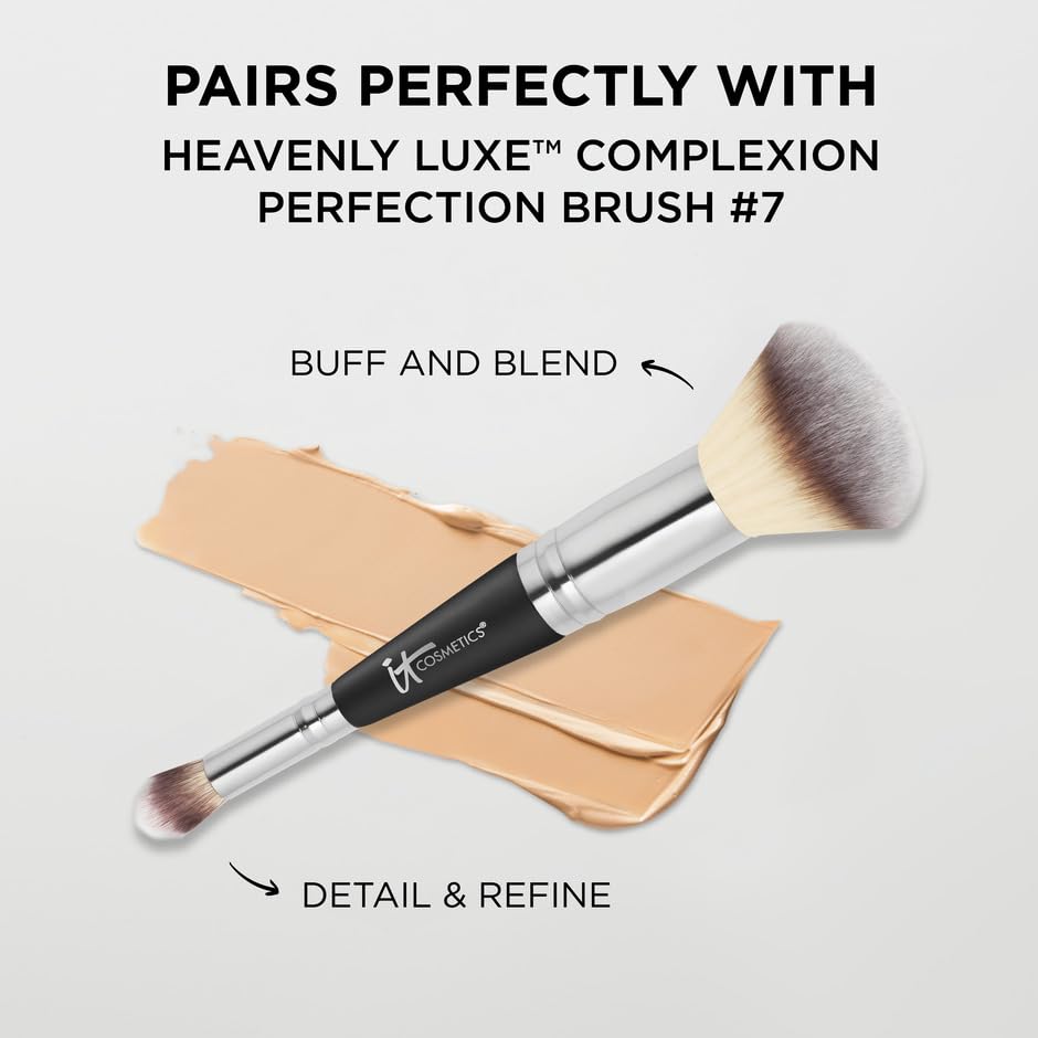 IT Cosmetics Bye Bye Redness Full Coverage Color Correcting Cream (Light Beige) - Redness Neutralizing Tinted Face Moisturizer, 12HR Hydration, Hyaluronic Acid, Colloidal Oatmeal - 0.37 fl oz