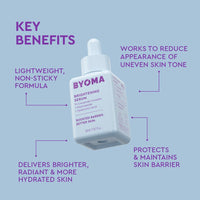 Thumbnail for BYOMA Brightening Serum - Barrier Repair Serum - Brightening & Hydrating Face Serum with Hyaluronic Acid, Niacinamide & Ceramides - Hyaluronic Acid Serum For Face, Glowing, Radiant Skin - 1.01 fl. oz