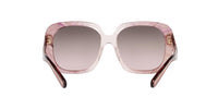 Thumbnail for Coach HC8323U Universal Fit Sunglasses, Transparent Pink Ombre/Brown Pink Gradient, 56 mm