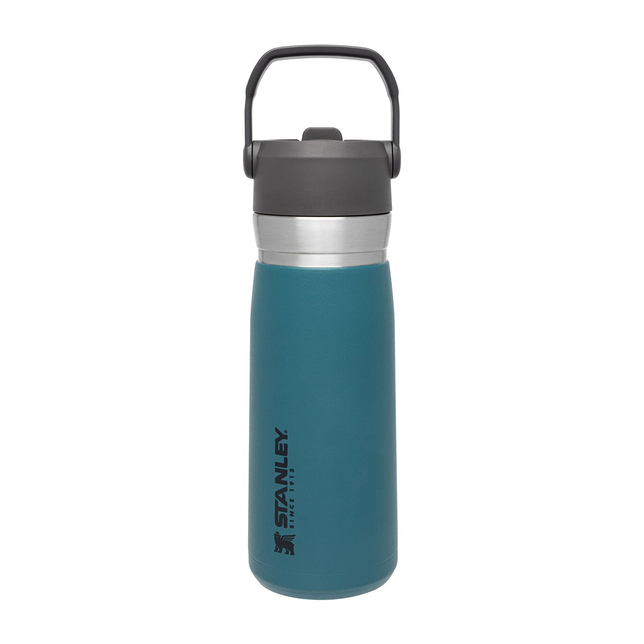 Stanley IceFlow Flip Straw Water Bottle 22 oz | Built-In Straw for Travel and Sports | Lightweight and Leak Resistant | Insulated Stainless Steel | BPA-Free | Lagoon