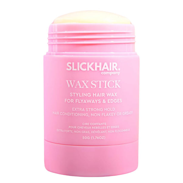 Slick Hair Company Hair Wax Stick | Wax Stick for Slicked Hair | Hair Wax Stick for Flyaways | Extra Strong Hold | Non-greasy Styling Cream for Fly Away & Edge Control Frizz Hair 1.7 Oz