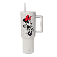 Thumbnail for Simple Modern Disney 40 oz Tumbler with Handle and Straw Lid | Insulated Reusable Stainless Steel Water Bottle Travel Mug | Gifts for Women Men Him Her | Trek Collection | 40oz | Minnie Mouse Love