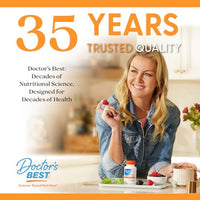 Thumbnail for Doctor's Best Natural Vitamin K2 Mk-7 with MenaQ7, 100mcg Vitamin K2 Supplement Supports Bone Health, Non-GMO, 60 Veggie Capsules