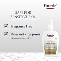 Thumbnail for Eucerin Daily Protection Face Lotion with Broad Spectrum SPF 30 Sunscreen, Face Sunscreen Moisturizes and Helps Protect Sensitive, Dry Skin, Fragrance Free, 4 Fl Oz (Packaging May Vary)